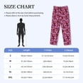 thumbnail image 4 of Bixox Men's Orchids Flowers Patterned Pajama Pants with Pockets Lounge Clothes for Home, 4 of 5