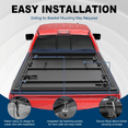 thumbnail image 4 of MOSTPLUS 3-Fold 4.6FT Truck Bed Cover Soft for 2022-2026 Ford Maverick Tonneau Cover Waterproof, 4 of 6