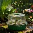 thumbnail image 3 of Planting Box with Adjustable Vents for Temperature And Humidity Control Plant Starter Tray with Transparent Cover Insulated Moisture Retention Stackable Plant Starter Tray for Seeds Growing, 3 of 8