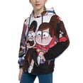 thumbnail image 2 of Gravity Falls Youth Hoodies 3D Print Pullover Hooded Sweatshirt Unisex Casual Sweater Tops Blouse Long Sleeve Kids Hoodie Small, 2 of 8