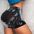 thumbnail image 4 of Fotbe Butterfly Angel Wings Art Shorts Sin Costuras – Shorts Deportivos de Cintura Alta para Mujer, Elásticos para Gimnasio, Yoga, Running o Ciclismo-Small, 4 of 8