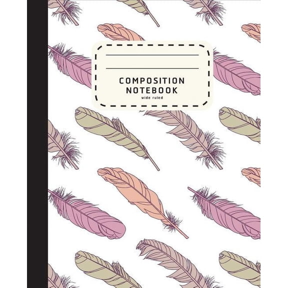 Shabibuz Huncle Wide Rule Composition Notebook, 7.5in x 9.25in, 100 Sheets