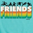 thumbnail image 3 of Disney - Mickey & Friends - Rainbow - Toddler And Youth Girls Short Sleeve Graphic T-Shirt, 3 of 5