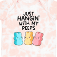thumbnail image 4 of Inktastic Easter Just Hangin' with My Peeps Boys or Girls Baby Bodysuit, 4 of 5