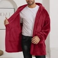 thumbnail image 4 of Fnooota Mens Fleece Jackets, Warm Zip up Winter Lightweight Hoodies for Men Wine Size 2XL, 4 of 4
