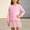Pink, variant on QSAWXQZ Girls Tulle Dress Long Sleeve Crew Neck Solid Sweatshirt Mini Dress 7-8 Years