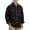 Black, variant on SERTGUTR Boys Corduroy Shirt Jacket, Button Front Collared Long Sleeve, Chest Flap Pocket Loose Fit Solid Color, Casual Everyday School Fall Winter Shirt Jacket