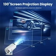 thumbnail image 2 of Miniproyector con WIFI 6 y Bluetooth, Proyectores Portátiles 4k 1080P, Pantalla Giratoria de 180°, Proyector de Películas, 2 of 10