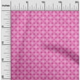 thumbnail image 2 of oneOone Polyester Spandex Fuschia Pink Fabric Geometric Tile Sewing Craft Projects Fabric Prints By Yard 56 Inch Wide, 2 of 4