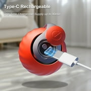 Risehigh Cat Toys for Indoor Cat Toy Smart Interactive Cat Toy Ball Rechargeable Two Speed Adjustment for Bored Indoor Adult Cats 2 Packs(Blue+Orange)