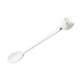 thumbnail image 4 of Ceramic and Stainless Steel Spoon White 1Set 6.5 x 1 x 0.4In, 4 of 8