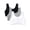 White/Heather Grey/Black, variant on 5009012 Tank Style Sport Bra - 3 Pack