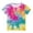 Multicolor, variant on JoyHoop Tie Dye Shirts for Boys Girls, Short Sleeve Mens Tie Dye Shirts, Mens Women Rainbow Tie Dye T Shirts