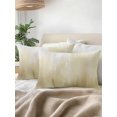 thumbnail image 3 of Outdoor Pillows Waterproof, Yellow Ombre Bedding Throw Pillows with Insert for Couch Sofa Bed, Modern Abstract Gradient Minimalist Art 12x20 Inch Pillowcases Decorative Camping Patio Pillow Set of 2, 3 of 8