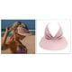thumbnail image 5 of Visera de verano para mujer con tapa hueca gorra Casual para viajes al aire libre playa Camping senderismo - Rosa SM SunniMix Sombrero de visera de verano, 5 of 8