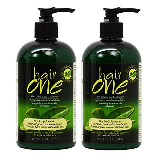 Hair One Hair Cleanser and Conditioner for Dry Scalp Formula with Tea Tree Oil 355ml / 12oz