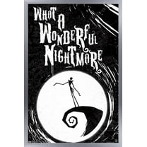 24X36 Disney The Nightmare Before Christmas - Wonderful Wall Poster, 24" x 36", Framed