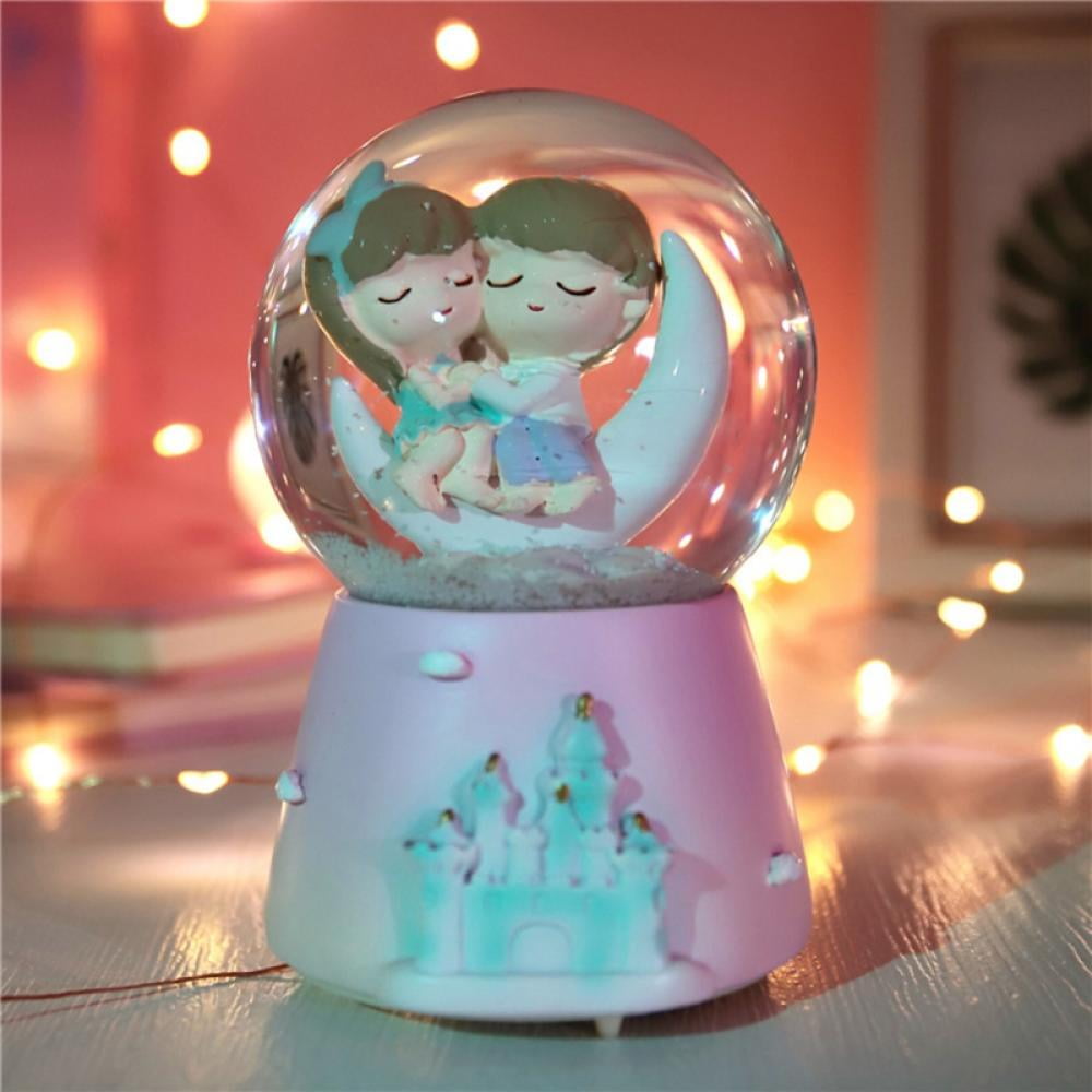 Details about   Giraffe Friend Couple 100MM Musical Water Globe Plays Born Free 
