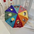 thumbnail image 4 of Paraguas de vinilo plegable, sombrilla de animación periférica de una pieza, completamente automática, paraguas soleado, Luffy Zoro, protección solar, 4 tipos, 4 of 5