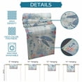 thumbnail image 6 of Teal Coastal Turtle Table Runner 48 Inches, Beach Nautical Ocean Coral Seahorse Bed Runner Dresser Scarves Tabletop for Indoor Outdoor Parties/Ceremony/Banquet, 13" x 48", 6 of 8