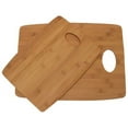 thumbnail image 3 of Bamboo S/2 Thin Cutting Boards 6" X 8" W/Oval Hole In Corner, 3 of 3