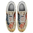 thumbnail image 2 of God And Country Patriotic American Flag Shoes for Men Women Running Shoes Lightweight Walking Sneakers Mesh Athletic Sport Shoes White Size 6, 2 of 5