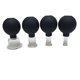 thumbnail image 1 of Qarigey Herramienta de ventosas de 4 piezas, accesorios de tratamiento para el hogar, cuidado Personal, tazas de terapia corporal segura para hombres y Tratamientos faciales Negro Qarigey CE013668-04, 1 of 6