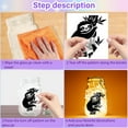 thumbnail image 3 of 24 Pcs Mason Jar Decor Christmas Silhouettes Decals Scrapbooking Stickers Cutouts Decals Animal Sloth Waterproof, 3 of 8