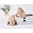 thumbnail image 3 of AMOYSTONE Decorative Stone Bookends for Home & Kitchen, Natural Black Tourmaline Stone 4-6 LBS (1 Pair), 3 of 7