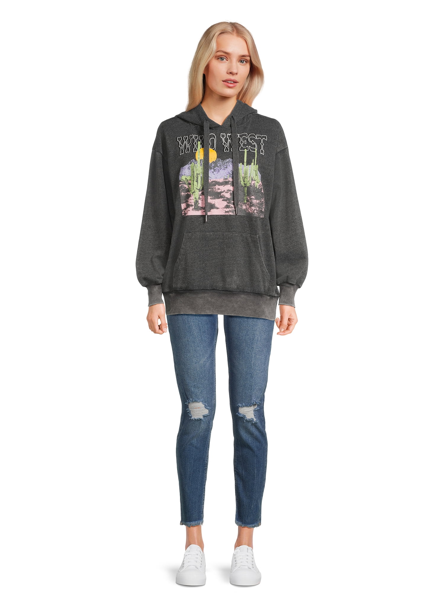 Self Esteem Juniors Graphic Mineral Wash Hoodie, Sizes S-XL