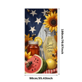 thumbnail image 3 of Decorative Design Sweet Summer Time Patriotic Food Themed Sunflower Bee Banner for Outdoor Party Summer Event Home Decoration, 3 of 7