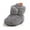 Grey, variant on Baby Shoes,Booties Warm Winter Baby First Soft Sole Sneakers Cozy Lined Toddler,Baby Shoes,Orange,0-6 Months