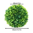 thumbnail image 6 of Iumwxz Artificial Grass Ball Outdoor Decoration Green PE Material Fake Plants Realistic Round Floral Arrangement for Garden Patio Wedding Party Decor, 6 of 6