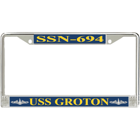 USS Groton SSN-694 License Plate Frame