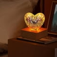 thumbnail image 1 of 3D Table Lamp Romantic Atmosphere Colors Changing Luminous Ornament Decorative, 1 of 8