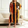 thumbnail image 2 of Edvintorg Womens Sleepwear Plus Size Halloween Printed Long Sleeve Casual Nightgown Crew Neck Sleep Dress Womens Clothing Multicolor XL, 2 of 7