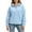 Blue, variant on AKOEE Quarter Zip Pullover Womens Fleece Fuzzy Sweater Loose Long Sleeve Casual Warm Plain Sweatshirts Winter (M, Blue)