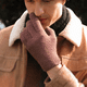 thumbnail image 5 of Guantes de invierno para mujer con pantalla táctil de chenilla de punto térmico, 5 of 5