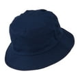 thumbnail image 3 of Big Size Cotton Blend Twill Bucket Hat - Navy 2XL-3XL, 3 of 5