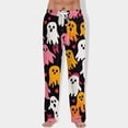 thumbnail image 2 of Trgacdwlo Halloween Pajama Pants Mens Funny Pumpkin Mens Pajama Bottoms Elastic Waist Drawstring Fall Winter Men's Sleep Pants, 2 of 7