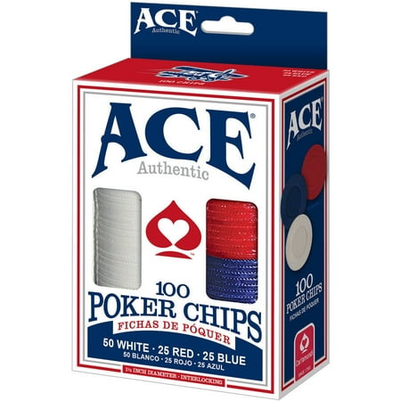 Ace 100 Count Poker Chips