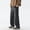2_Black, variant on YOTMKGDO Mens Jeans, Baggy Jeans, Mens High Street Washed Old Jeans Gradual Loose Straight Tube Floor Sweeping Wide Leg Pants, Blue L