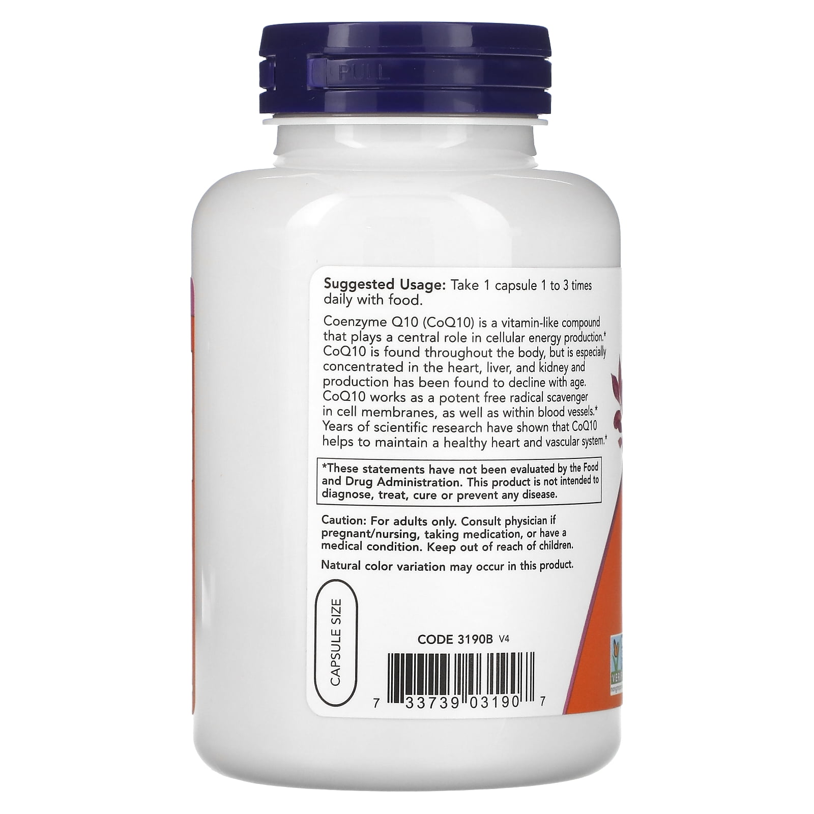 CoQ10 30 mg By Now Foods - 240 Vcaps