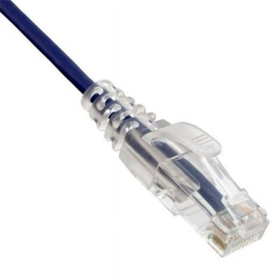 2 ft. Cat6a Slim Ethernet Patch Cable, Purple