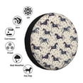 thumbnail image 4 of Fotbe Horse Funda de Llanta de Repuesto con Estampado, Engrosada, Ajuste Universal para Jeep, Remolque, RV, SUV, Camión-16 inch, 4 of 6