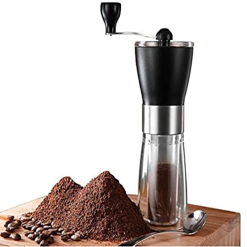 Manual Coffee Grinder, Hand Portable Bean Mill Stainless Steel Handle