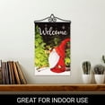 thumbnail image 5 of G128 Combo Pack Garden Flag Hanger 14IN & Garden Flag Welcome Festive Gnome with Lantern 12x18IN Printed Double Sided Blockout Fabric, 5 of 9