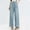Light Blue, variant on Eltusu Women Maternity Jeans, Elastic Waist Stretch Straight Leg Loose Fit Pregnancy Denim Pants Light Blue Size M-2XL