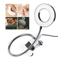 thumbnail image 3 of USB Rechargeable Book Light For Reading In Bed Portable LED Clip On Light With Adjustable Brightness Dimmable Eye Caring Aluminum Alloy Design Projector Clock for Bedroom Ceiling Warm Night Light, 3 of 3