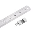thumbnail image 3 of Unique Bargains Règle en Acier Inoxydable avec Bloc Scriber Règle de 18 Pieds avec Vernier de Localisation 30mm, Ton Argenté, 3 of 5